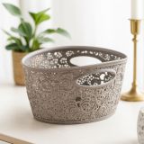 CURVER Kosár VICTORIA MINI barnás-szürke