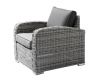 ROJAPLAST Kerti rattan bútor készlet OTTAWA Barna