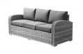 ROJAPLAST Kerti rattan bútor készlet OTTAWA Barna