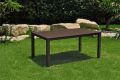 Allibert Kerti polyrattan asztal MELODY Barna