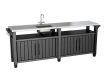Kerti grillasztal UNITY Chef 415 L Grafit