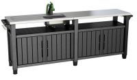 Kerti grillasztal UNITY Chef 415 L Grafit