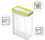 ROJAPLAST Tároló doboz kiöntővel DOMINO 0,75 L