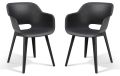 Allibert Szék készlet 2 db grafit
