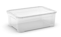 ROJAPLAST Tároló doboz M átlátszó