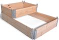 ROJAPLAST Magas ágyás összehajtható 80 x 60 cm fából
