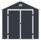 Kerti tároló ház  AVE J 239 x 456 x 242 cm sötétszürke