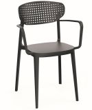 Műanyag karosszék AIRE ARMCHAIR antracit