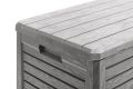 FLORIDA Kerti tároló műanyag láda 550 L világos szürke
