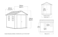 Keter Kerti tároló ház NEWTON 2.0 230 x 287 x 246 cm